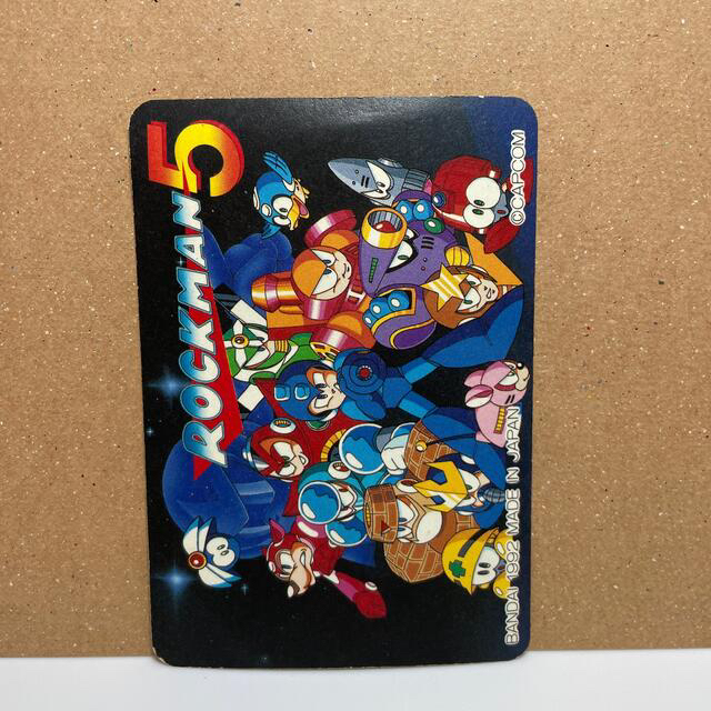 CAPCOM(カプコン)のロックマン　カードダス　キラカード　4枚セット エンタメ/ホビーのアニメグッズ(カード)の商品写真