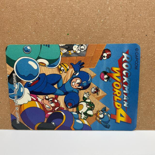 CAPCOM(カプコン)のロックマン　カードダス　キラカード　4枚セット エンタメ/ホビーのアニメグッズ(カード)の商品写真