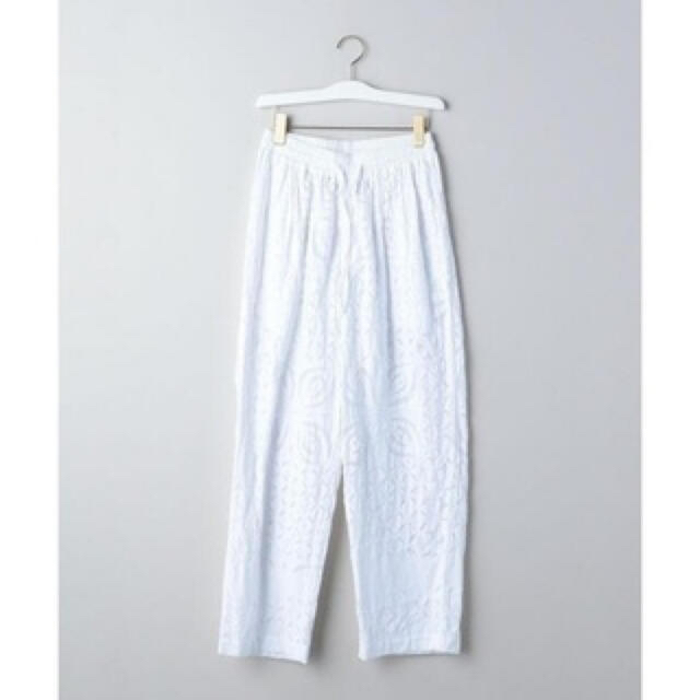 dahl'ia×6 roku WHITE QUILTED PANTS ロク