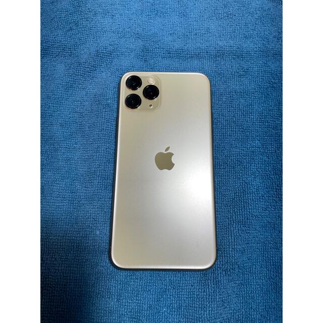 iPhone11Pro 64GB ゴールド　※表面ガラス割れ有りスマートフォン本体