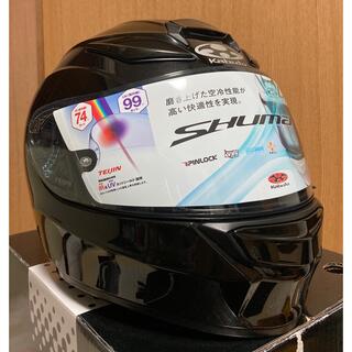 オージーケー(OGK)のOGK カブト SHUMA Mサイズ ブラックメタ 2021年5月製造(ヘルメット/シールド)