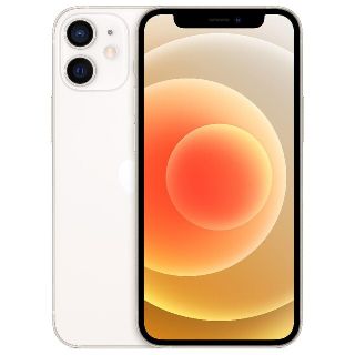 アップル(Apple)の【新品未使用】iPhone12 mini ホワイト128GB 本体　simフリー(スマートフォン本体)