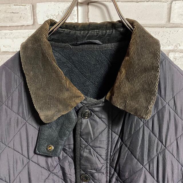 Barbour(バーブァー)の90s 古着 バブアー キルティングジャケット コーデュロイ トラッドスタイル メンズのジャケット/アウター(モッズコート)の商品写真