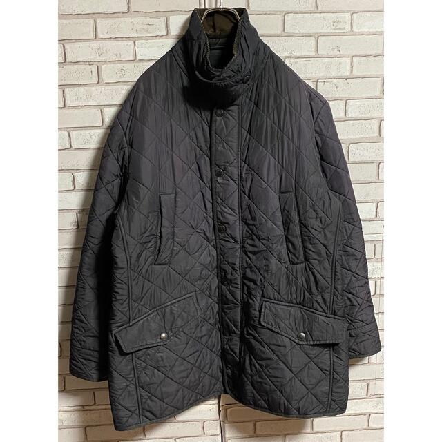 Barbour(バーブァー)の90s 古着 バブアー キルティングジャケット コーデュロイ トラッドスタイル メンズのジャケット/アウター(モッズコート)の商品写真