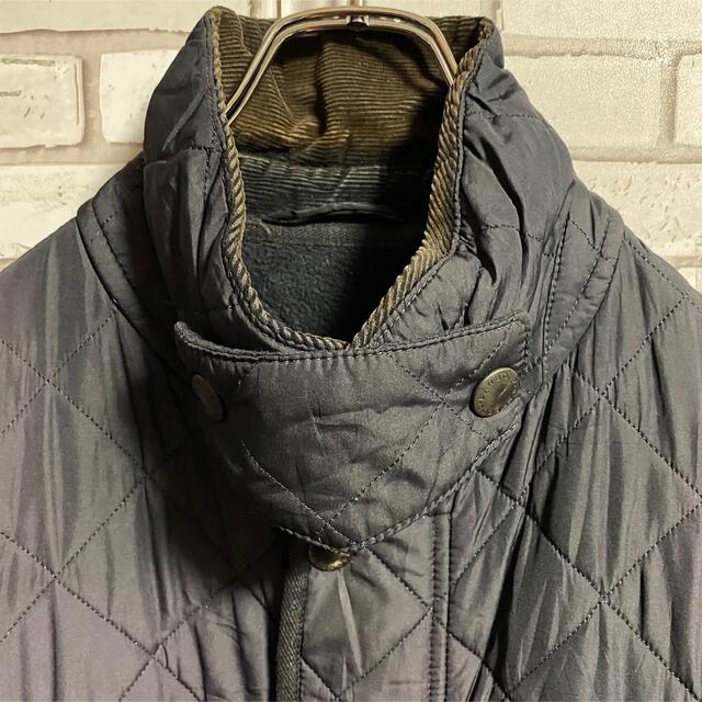 Barbour(バーブァー)の90s 古着 バブアー キルティングジャケット コーデュロイ トラッドスタイル メンズのジャケット/アウター(モッズコート)の商品写真