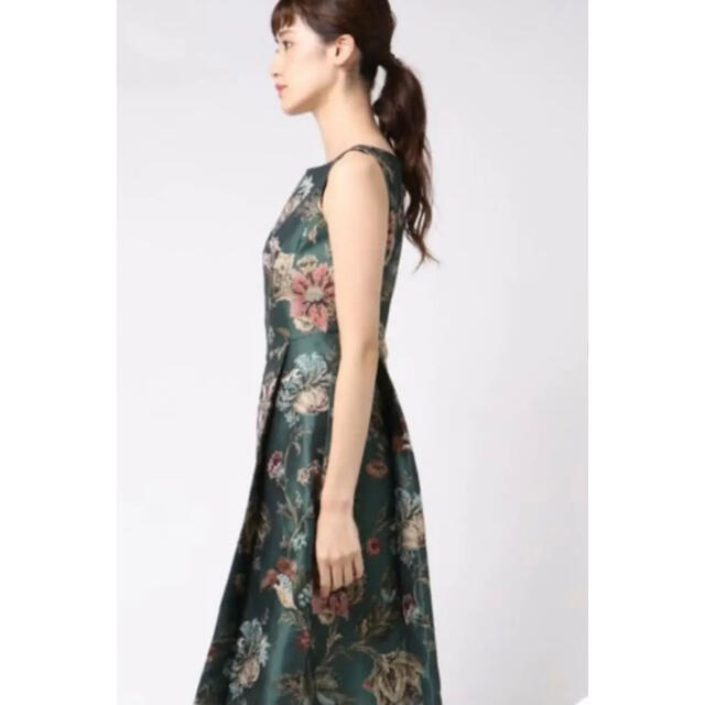 ANAYI フラワージャガードワンピース ANAYI フラワージャガードワンピース
