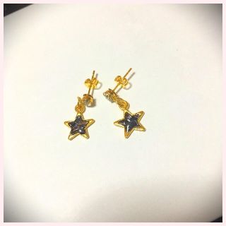 [送料込]キラキラ星・ハンドメイドピアス(ピアス)