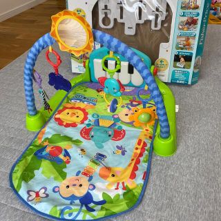 フィッシャープライス(Fisher-Price)のフィッシャープライス あんよでキック！4WAYピアノジム(ベビージム)