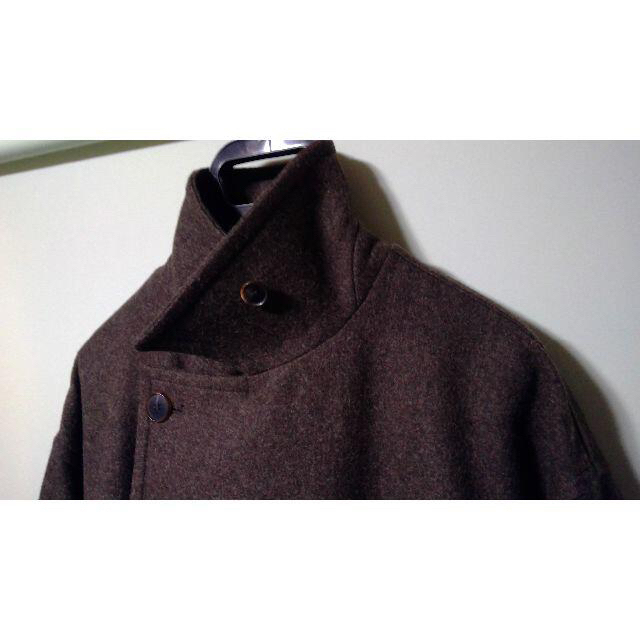 COMOLI(コモリ)のauralee 21aw wool double-breasted coat メンズのジャケット/アウター(ステンカラーコート)の商品写真