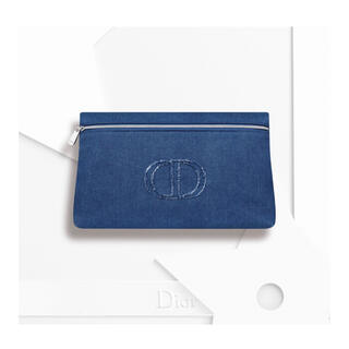 クリスチャンディオール(Christian Dior)のDIOR ディオール　オリジナルポーチ　　　デニム　非売品(ポーチ)