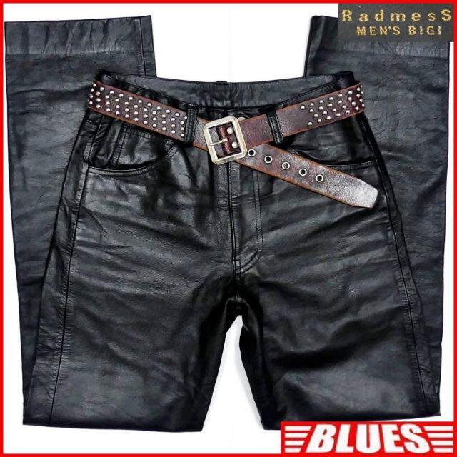 MEN'S BIGI - メンズビギ レザーパンツ メンズ W28位 黒 M 本革ロック