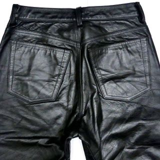 MEN'S BIGI - メンズビギ レザーパンツ メンズ W28位 黒 M 本革