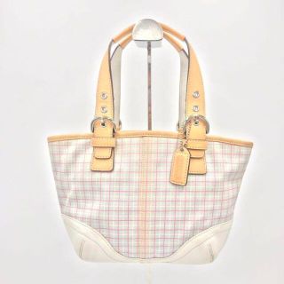 コーチ(COACH)の＊coach＊ コーチ チェック ミニハンドバッグ(ハンドバッグ)