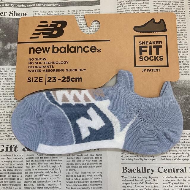 New Balance(ニューバランス)の新品★レディース23㎝〜25㎝ニューバランス★スニーカータイプ靴下★4足セット メンズのレッグウェア(ソックス)の商品写真