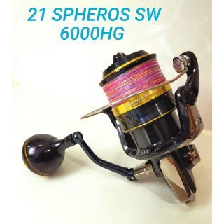 SHIMANO - 美品！シマノ 21スフェロスSW 6000HG ゴメクサスハンドル