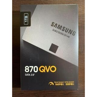 サムスン(SAMSUNG)の新品 SAMSUNG SSD 870 QVO 1TB MZ-77Q1T0B/IT(PCパーツ)