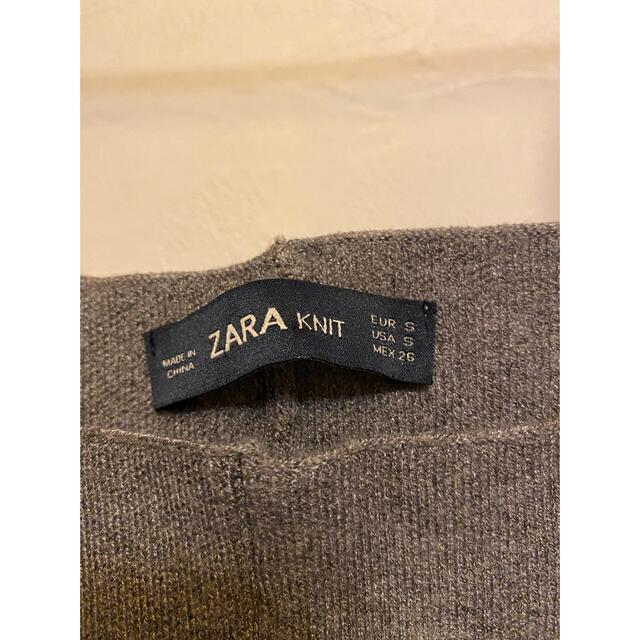 ZARA(ザラ)のZARA  ニット　サロペット レディースのパンツ(サロペット/オーバーオール)の商品写真