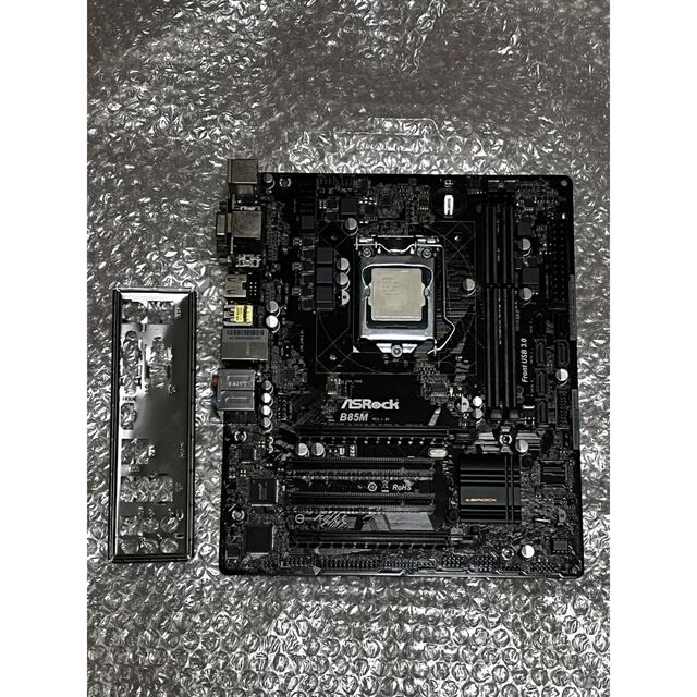 i7 4770 ASRock B85M cpu マザーボードセットPC/タブレット