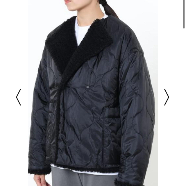 国内発送】 HYKE - 専用◎【HYKE】 FAUX SHEARLING JACKET ブラック