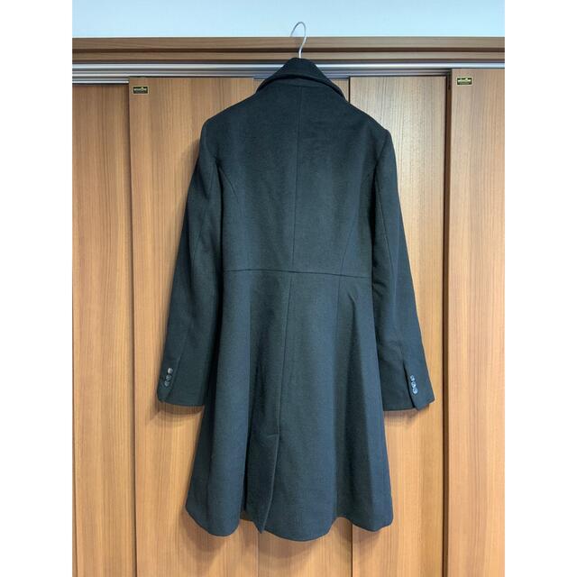 ZARA(ザラ)のＰコート　黒 レディースのジャケット/アウター(ピーコート)の商品写真