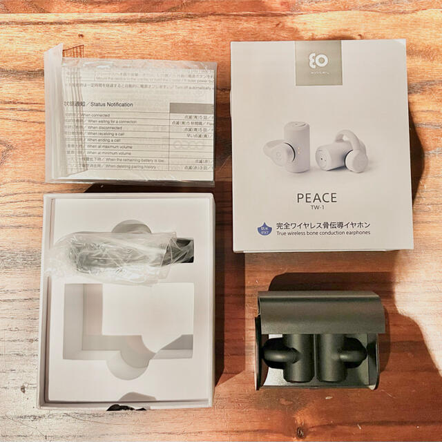 BoCo PEACE TW-1 BLACK Bluetooth 骨伝導イヤホン 1