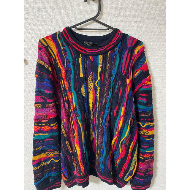 90's COOGI デッドストック 3Dニット