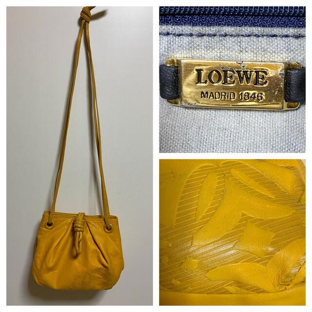 定番大特価 LOEWE - 可愛い!LOEWE オールド ロエベ ナッパレザー