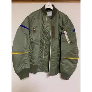 サカイ(sacai)のsacai Nylon Twill Blouson KHAKI サイズ3(ブルゾン)