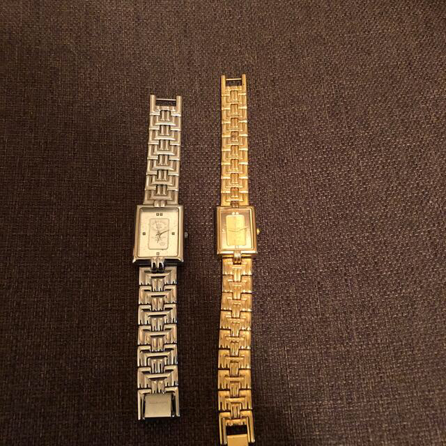 ELGIN(エルジン)の❤️エルジン　ゴールド・プラチナインゴット各1gペアウォッチ❤️ レディースのファッション小物(腕時計)の商品写真