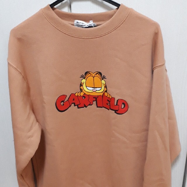 Avail(アベイル)の【新品未使用】ガーフィールド/Garfieldの裏起毛プリントスウェットLサイズ メンズのトップス(スウェット)の商品写真