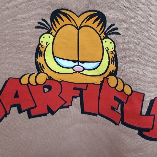 Avail(アベイル)の【新品未使用】ガーフィールド/Garfieldの裏起毛プリントスウェットLサイズ メンズのトップス(スウェット)の商品写真