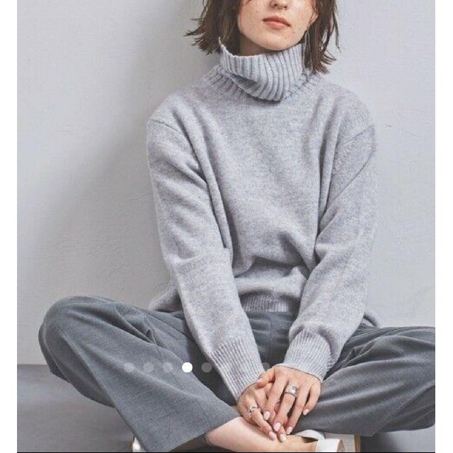 UNITED ARROWS(ユナイテッドアローズ)の★☆未使用・タグ付き★☆ UWSC バイアス タートルネック ニット レディースのトップス(ニット/セーター)の商品写真