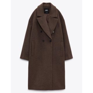 ザラ(ZARA)のZARA ウール混コート　今季(ロングコート)