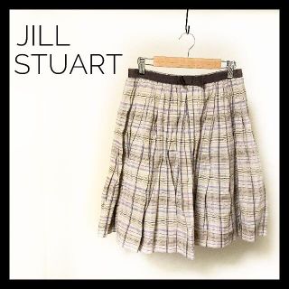 ジルスチュアート(JILLSTUART)のジルスチュアート　チェックスカート　ひざ丈　Jill Stuart(ひざ丈スカート)