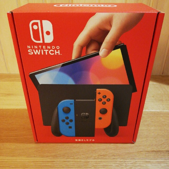 新品未使用　ニンテンドースイッチ　本体　有機EL　ネオンブルー/ネオンレッド