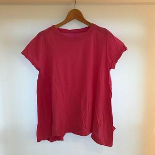 フォーティファイブアール(45R)の45R コットン Aライン 半袖 Tシャツ ピンク 2(Tシャツ(半袖/袖なし))