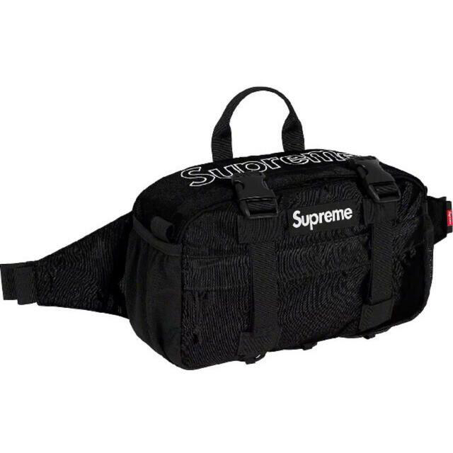 ウエストポーチsupreme 19fw waist bag black