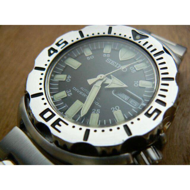 SEIKO(セイコー)のタカヒロ様専用　SEIKO   セイコー　ブラックモンスター メンズの時計(腕時計(アナログ))の商品写真