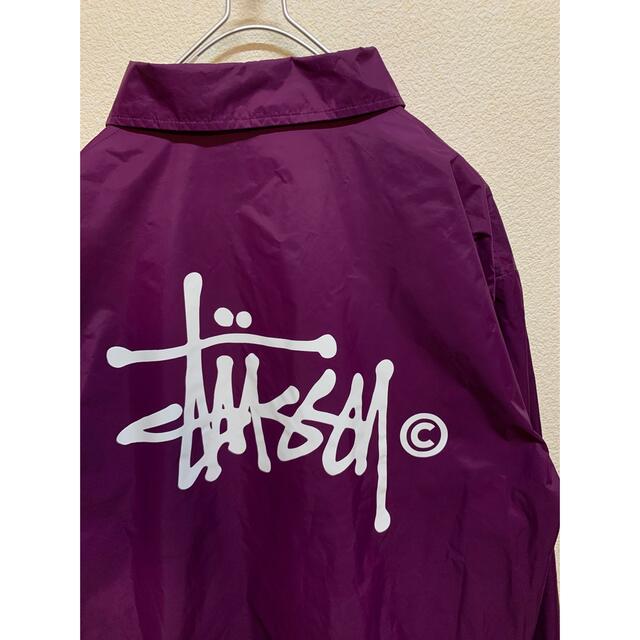 STUSSY(ステューシー)の【かつ様専用】 ステューシー コーチジャケット スタジャン バックプリント希少 メンズのジャケット/アウター(ナイロンジャケット)の商品写真