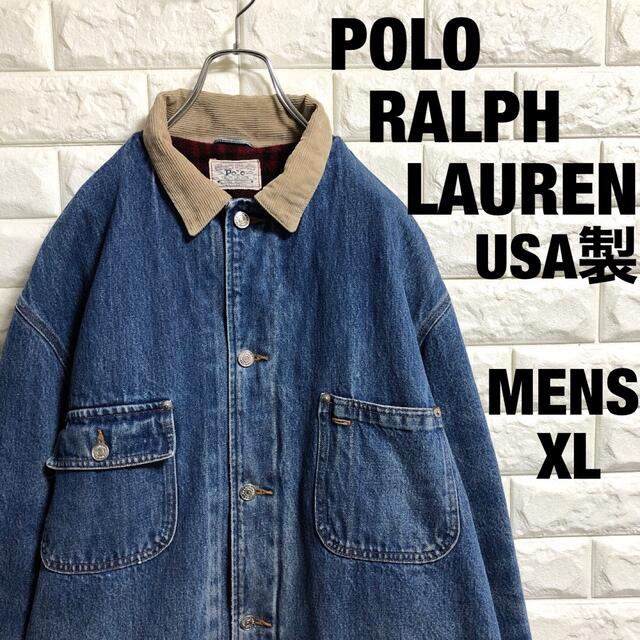 POLO RALPH LAUREN - 80s ポロラルフローレン デニムカバーオール