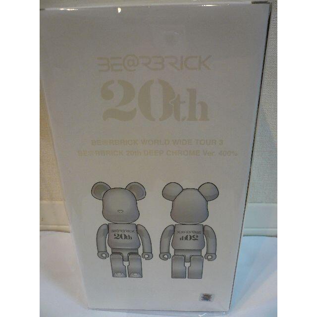 BE@RBRICK 20th Anniversary CHROME 400％新品