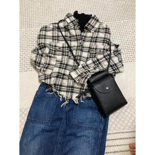 マウジー(moussy)のmoussyダメージ加工シャツ(シャツ/ブラウス(長袖/七分))