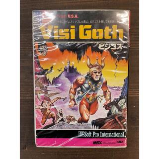 MSX 用 Visi Goth ビジゴス 箱付き(PCゲームソフト)