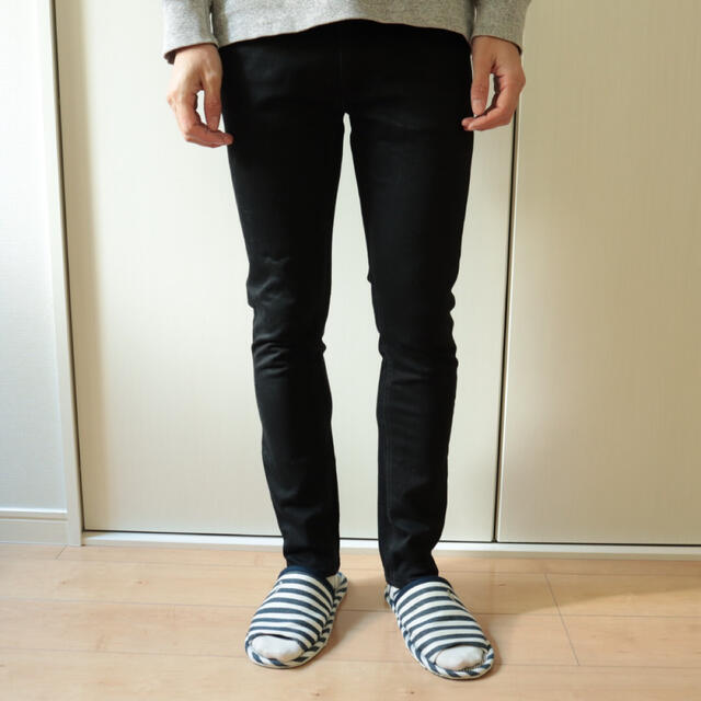 Nudie Jeans(ヌーディジーンズ)のメバルちゃん様専用　ヌーディージーンズ　CA39815 ブラック メンズのパンツ(デニム/ジーンズ)の商品写真