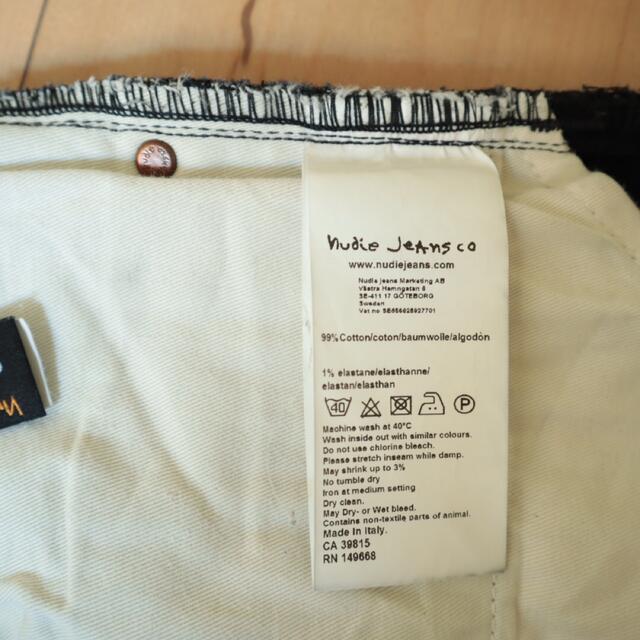 Nudie Jeans(ヌーディジーンズ)のメバルちゃん様専用　ヌーディージーンズ　CA39815 ブラック メンズのパンツ(デニム/ジーンズ)の商品写真