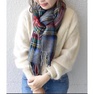 シップスフォーウィメン(SHIPS for women)の【SHIPS for women】TWEED MILL チェックマフラー(マフラー/ショール)