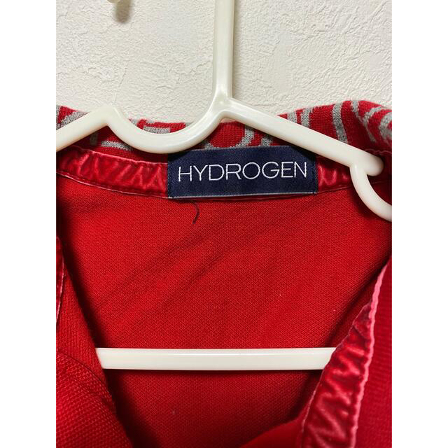 HYDROGEN(ハイドロゲン)のハイドロゲン　ポロシャツ　レッド　サイズM メンズのトップス(ポロシャツ)の商品写真