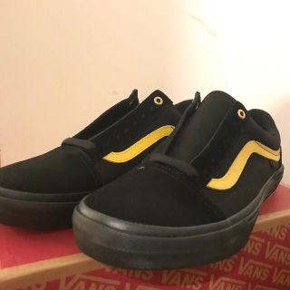 ヴァンズ(VANS)のVans Old Skool Pro Bmx Black/Yellow (スニーカー)