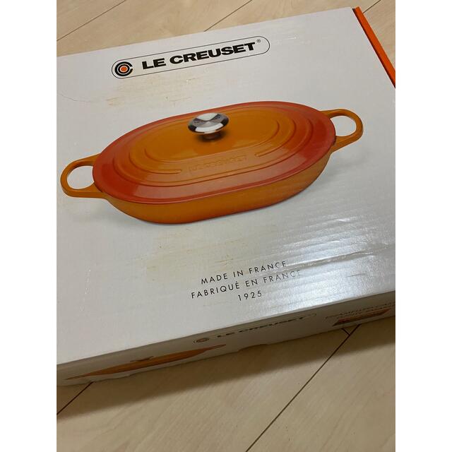 LE CREUSET(ルクルーゼ)の【専用】ル・クルーゼシグニチャー オブロングマルミット 31cm グラファイト  インテリア/住まい/日用品のキッチン/食器(鍋/フライパン)の商品写真