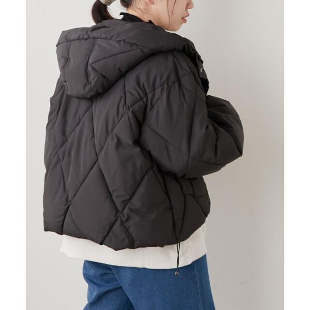 新品✨タグ付き♪軽くて暖かい中綿ジャケット　ブラックほか レディースのジャケット/アウター(その他)の商品写真